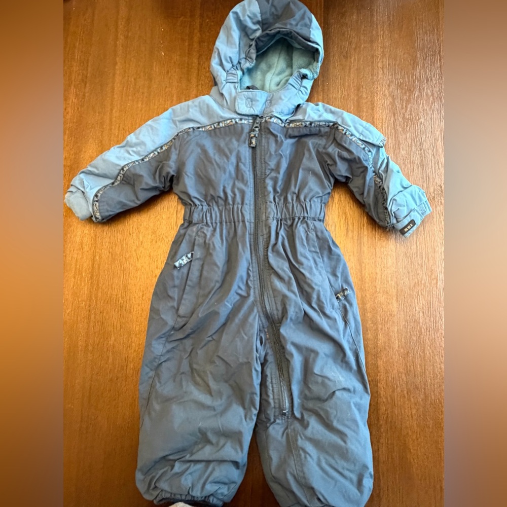 REI Teal Fleece-Lined Snowsuit